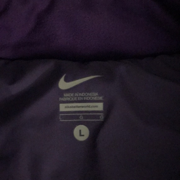 NIKE Men’s Thermal Hooded Vest Full Zip Sz L/G - Picture 6 of 7